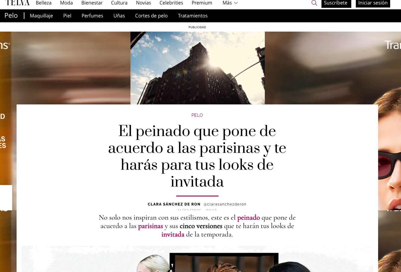 El peinado que pone de acuerdo a las parisinas y te harás para tus looks de invitada