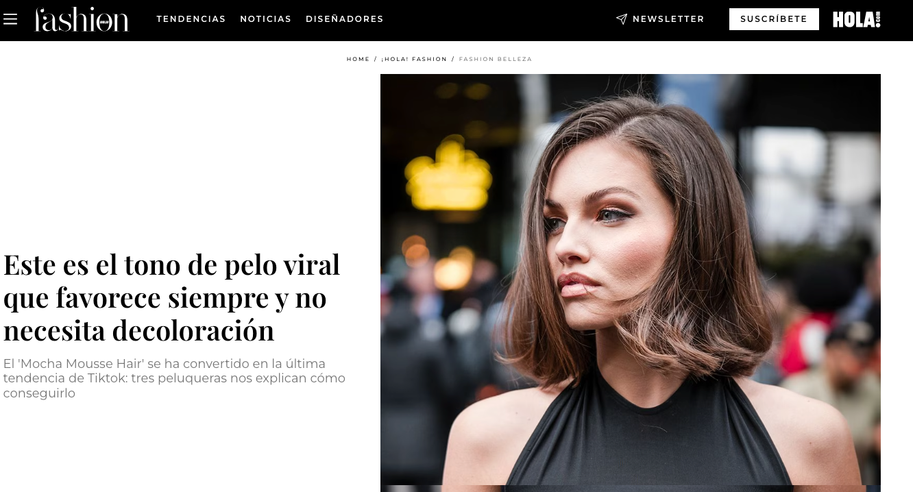 Este es el tono de pelo viral que favorece siempre y no necesita decoloración