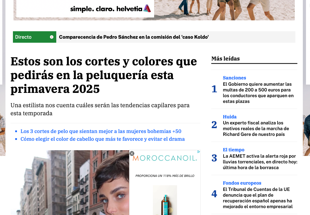 Estos son los cortes y colores que pedirás en la peluquería esta primavera 2025