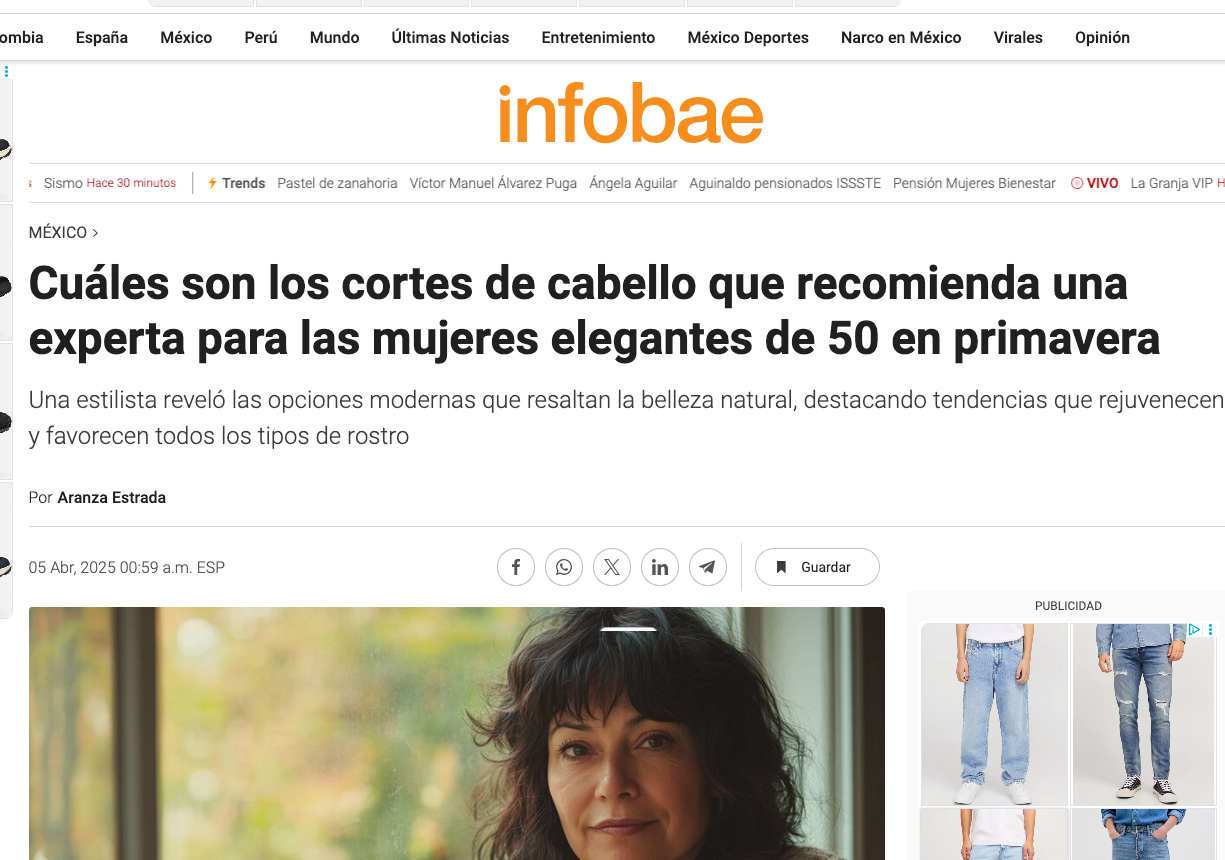 Cuáles son los cortes de cabello que recomienda una experta para las mujeres elegantes de 50 en primavera