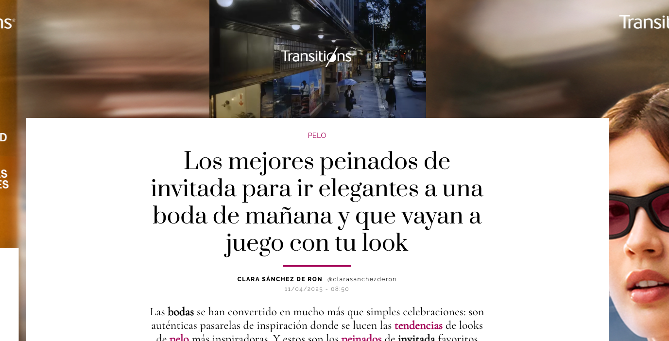 Los mejores peinados de invitada para ir elegantes a una boda de mañana y que vayan a juego con tu look