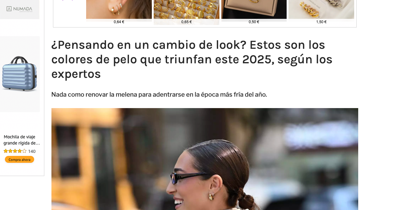 ¿Pensando en un cambio de look? Estos son los colores de pelo que triunfan este 2025, según los expertos